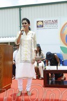 Gouthami Youth Yoga in GITAM college in Hyderabad
